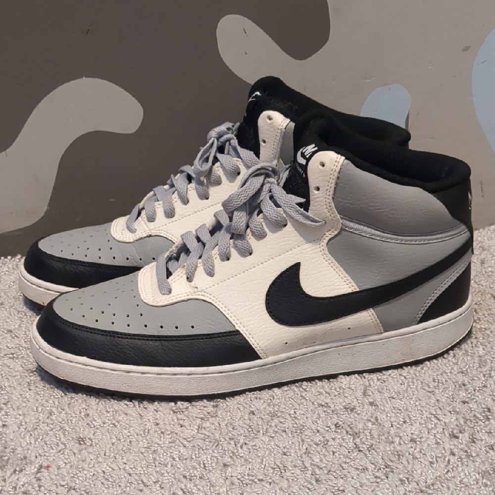 Nike Court Vision Mid Next Nature Mens 11.5 Light Smoke Grey